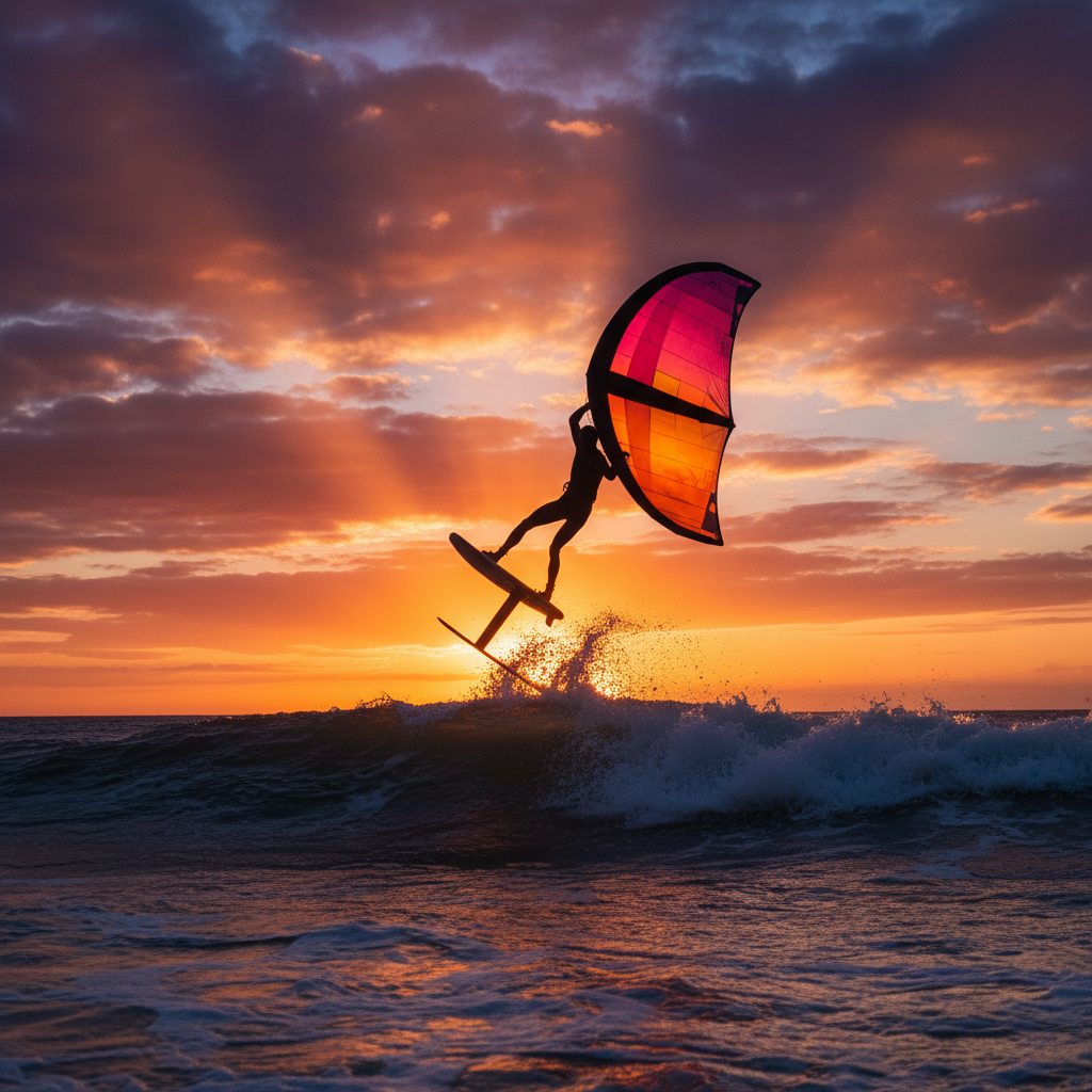 Wingfoil Atardecer